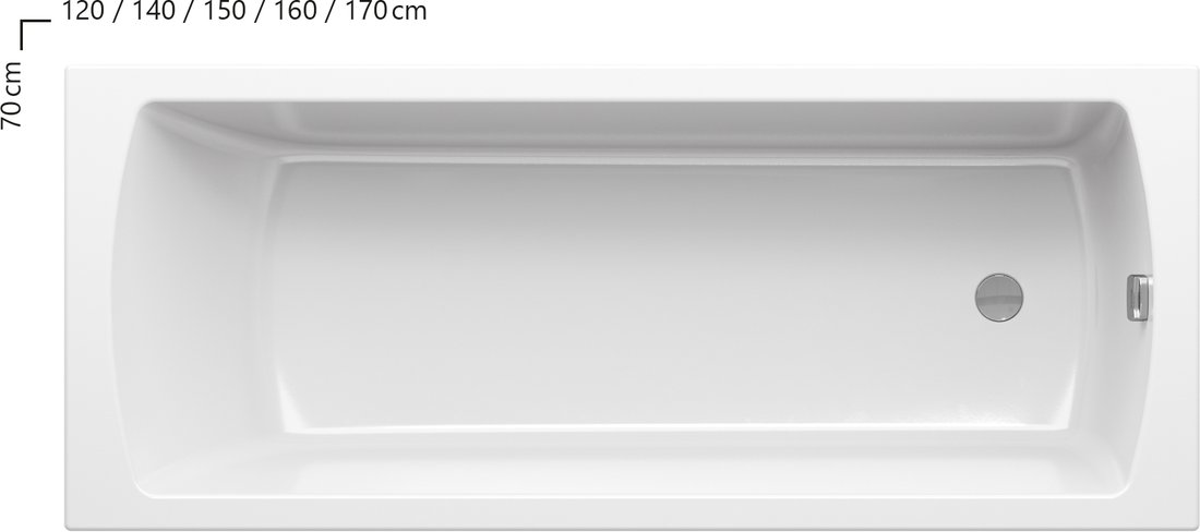 Ванна Ravak Classic II 150x70 N