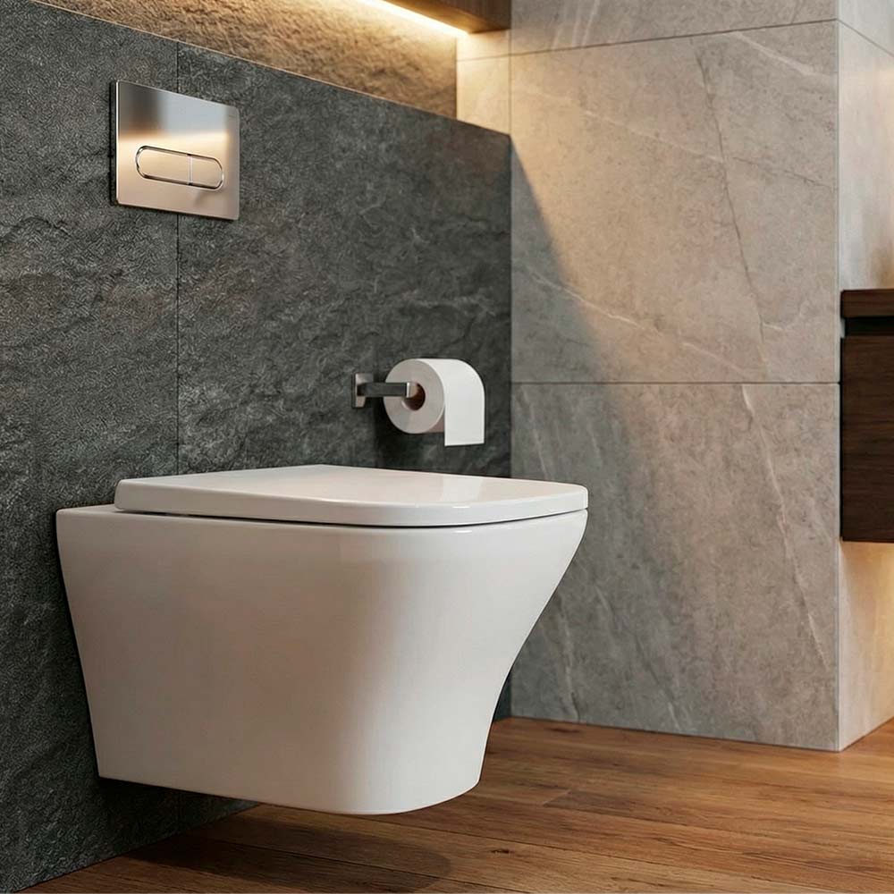 Унитаз подвесной CONCEPT STYLE UP RimOff с сиденьем