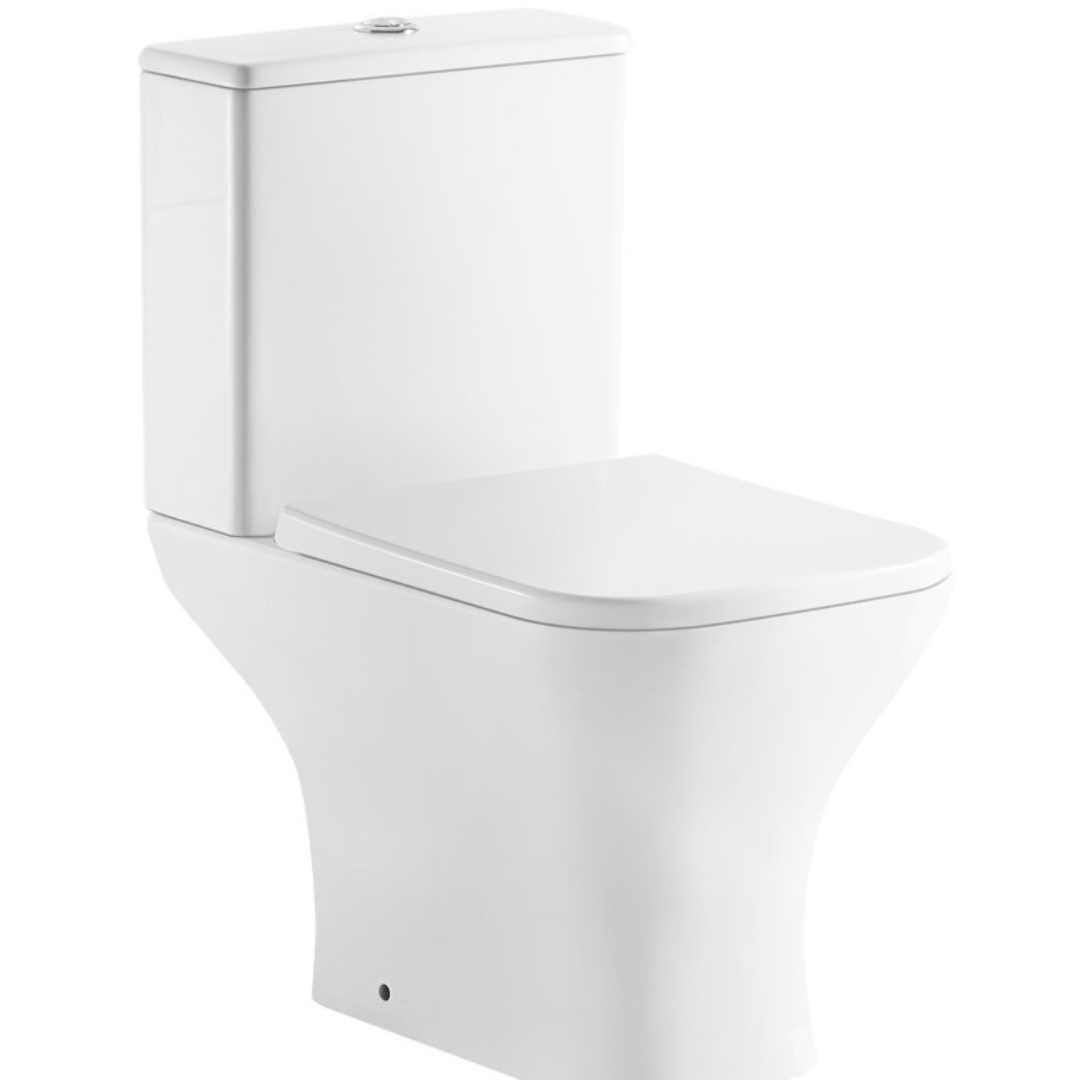 Унітаз підлоговий CONCEPT STYLE Combi RimOff з сидінням