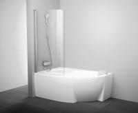 Шторка для ванны Ravak CVSK1 160/170 L transparent+полированный алюминий