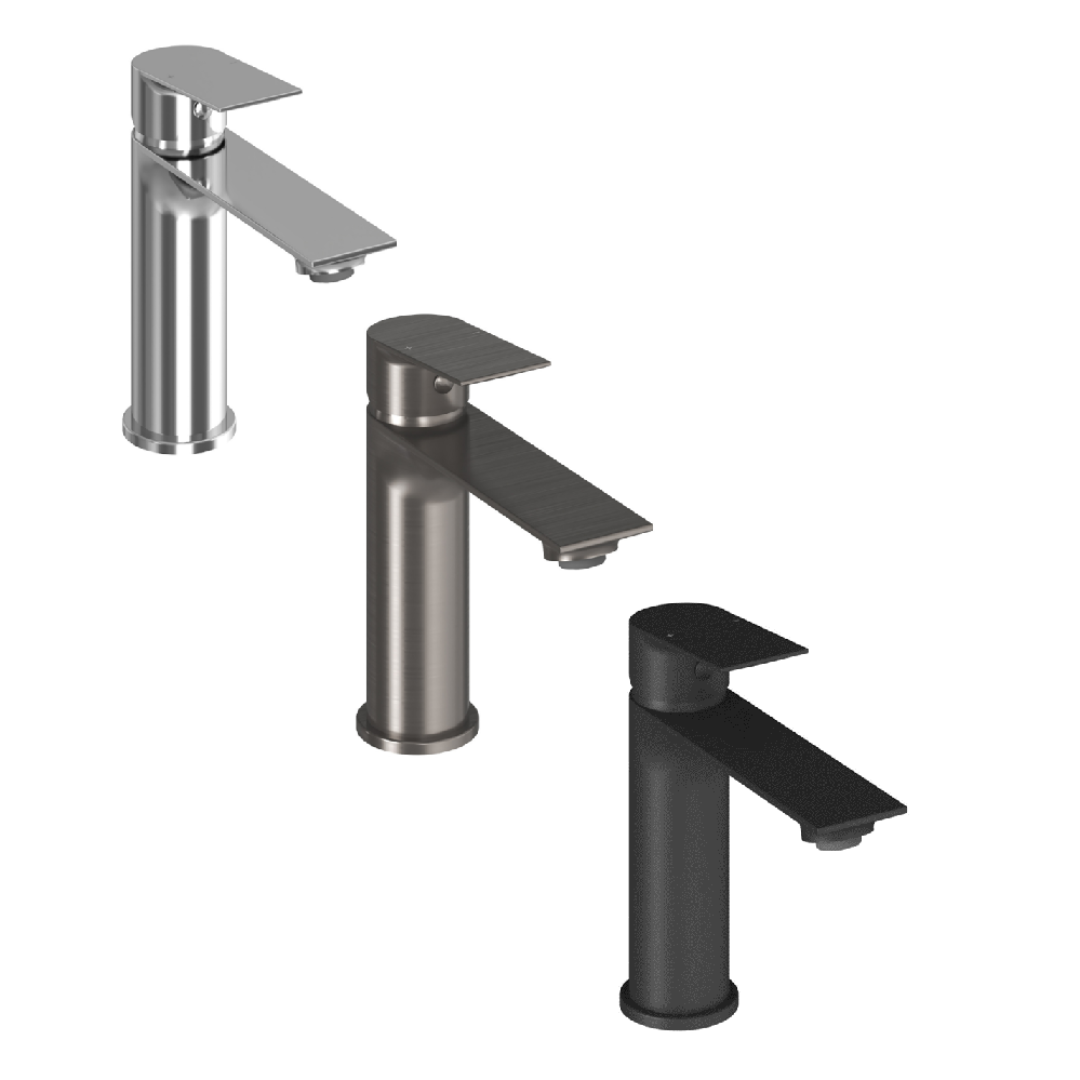 Смеситель PN 014.00CR для умывальника 165 мм без открывания стока, хром