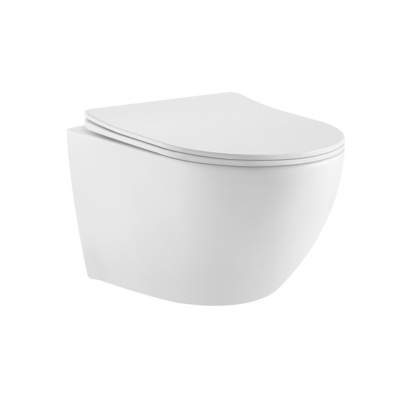 Унитаз подвесной CONCEPT OVAL RimOff с сиденьем