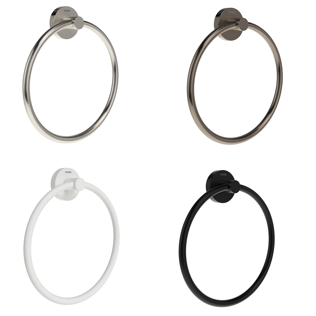 Держатель для полотенца круглый KN 300.30SSB, нержавеющая сталь матовая