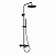 Душова система Spring SG 098.20BL з нетермостатичним змішувачем і душовою лійкою, чорний матовий